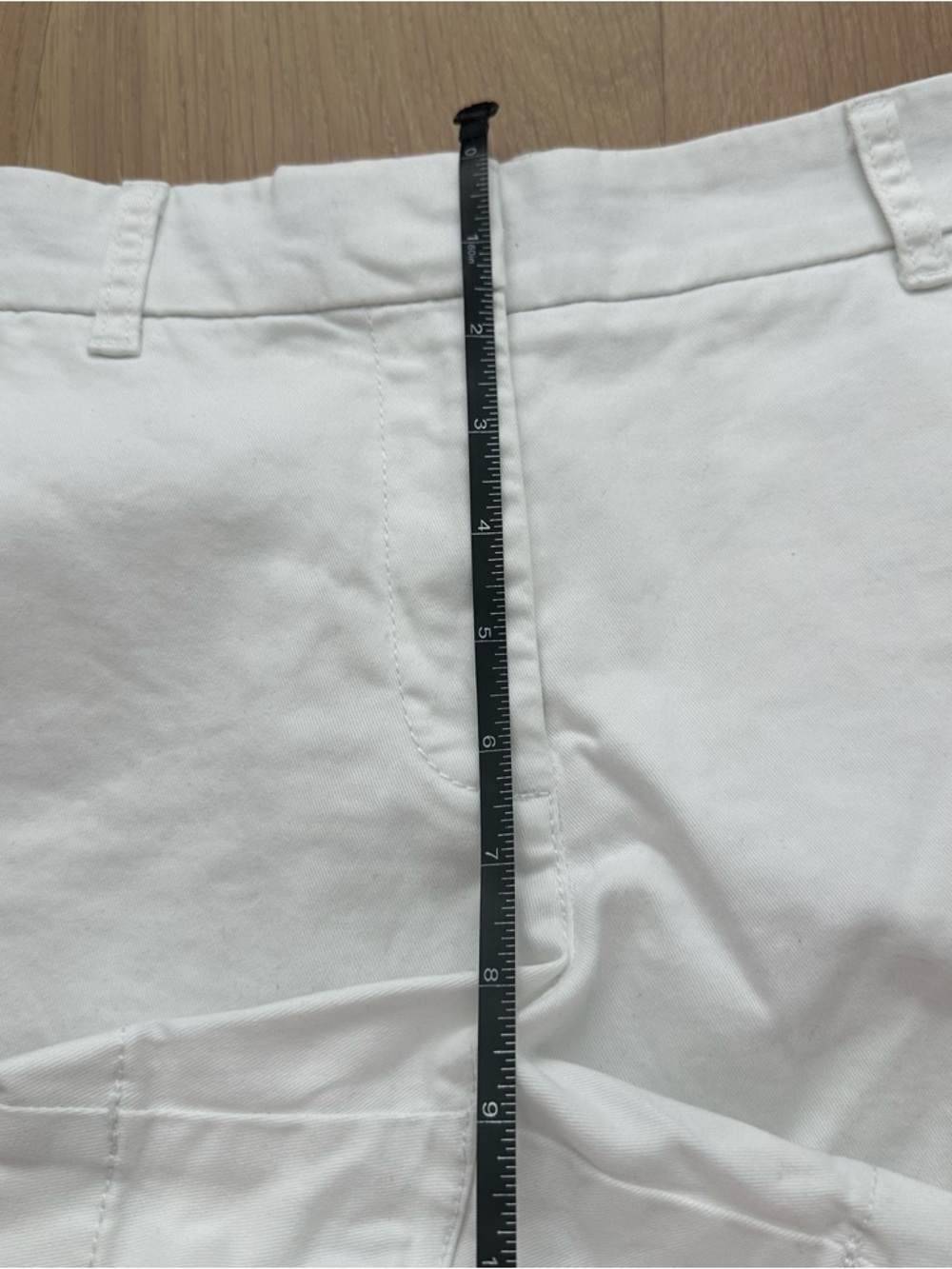 J Crew 3.5" Classic Chino Short White Womens Size 6 - Picture 16 of 16